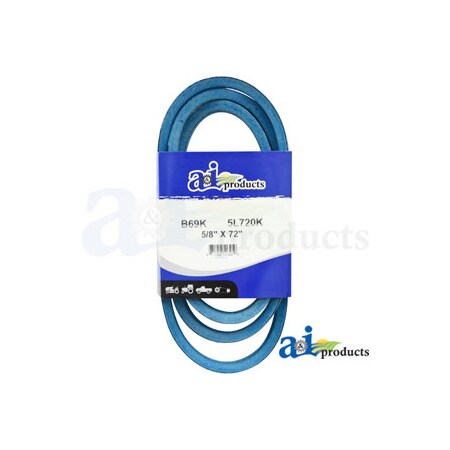 A & I Products Aramid Blue V-Belt (5/8" X 72" ) 10.5" x5" x1.5" A-B69K